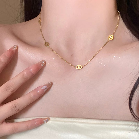 Steel No Fading Clavicle Chain Female High Necklaces
