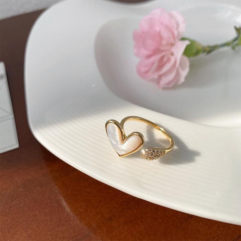 Simple Elegant Leaf Fashionable Open Adjustable Rings