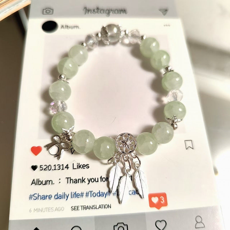 Moon Glazed Female Design Simple High Sense Versatile Bracelet