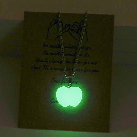 In The Dark Night Green Star Necklaces