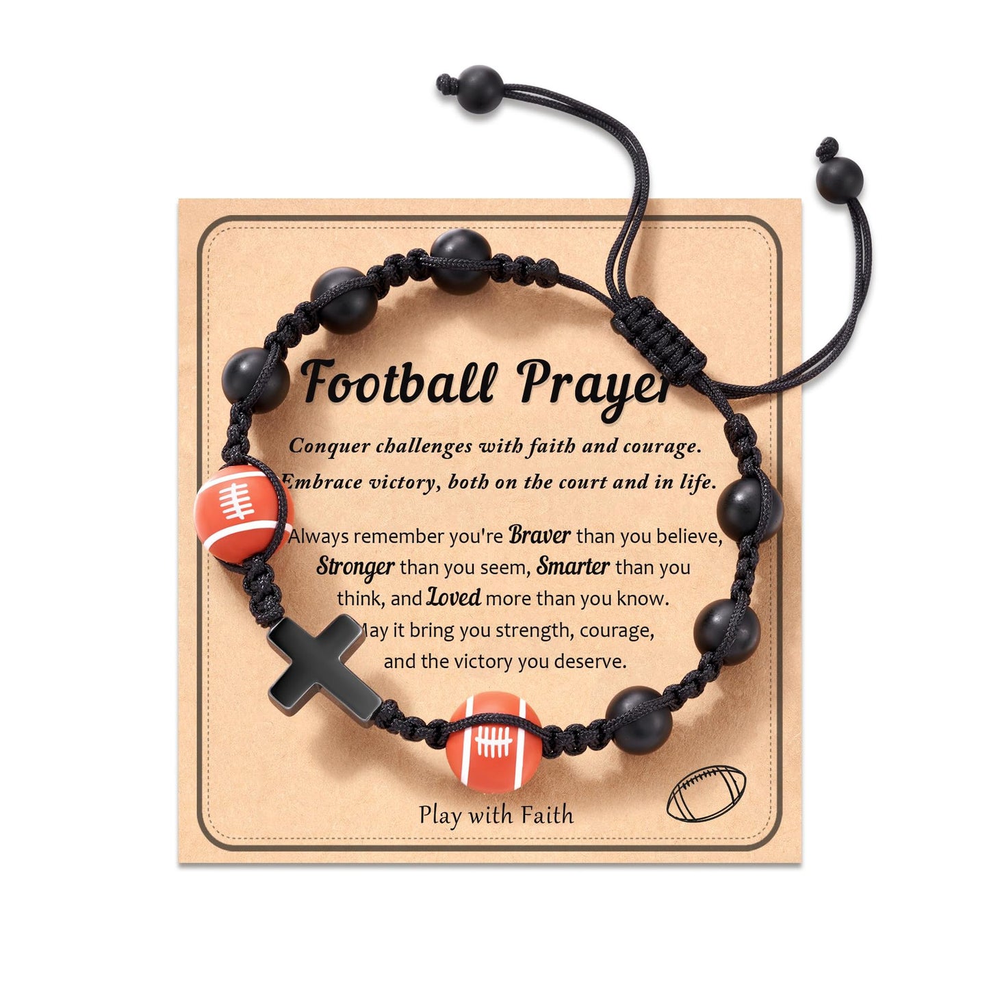 Sports Hand-woven Gift Volleyball Football Baseball Bracelets