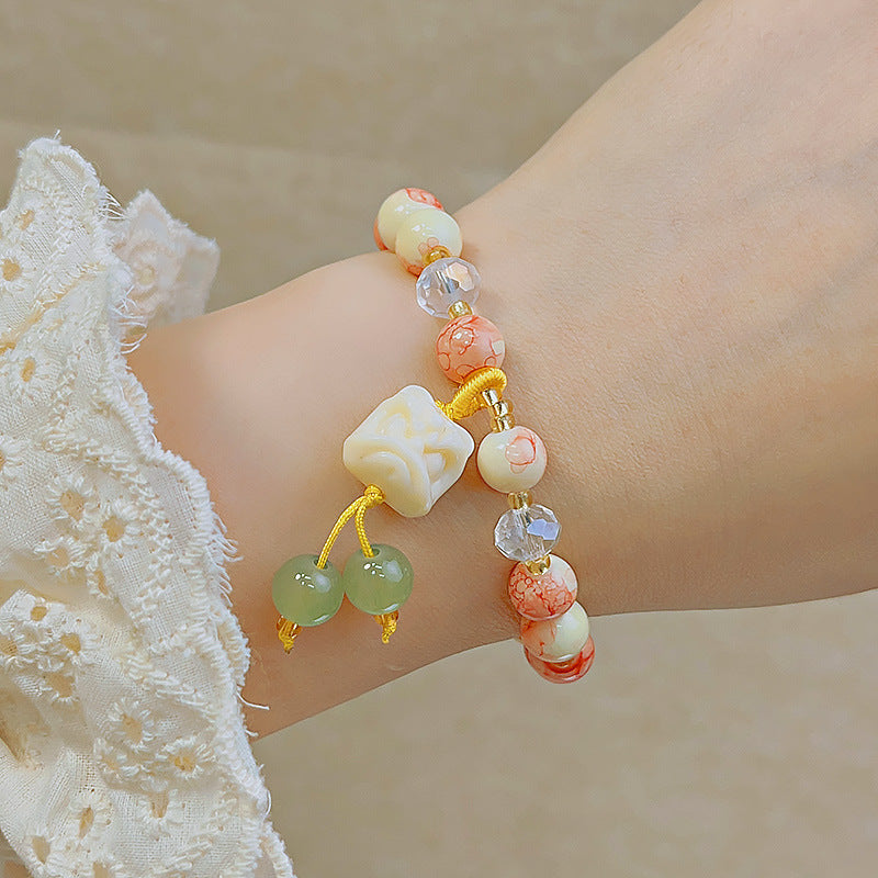 Beaded Glass Sweet Outdoor Hand Jewelry Bracelets