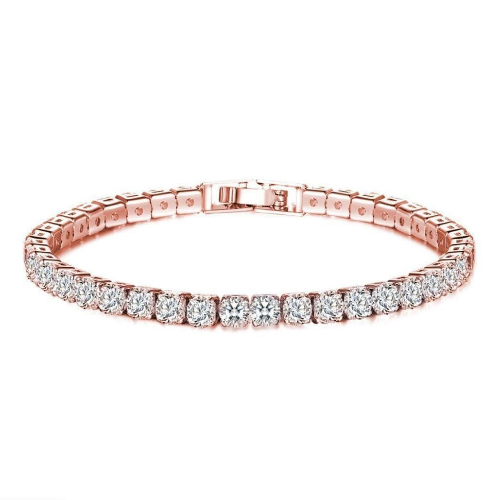 Women's & Men's Hip Hop Zircon Simple Fashion Tennis Bracelets