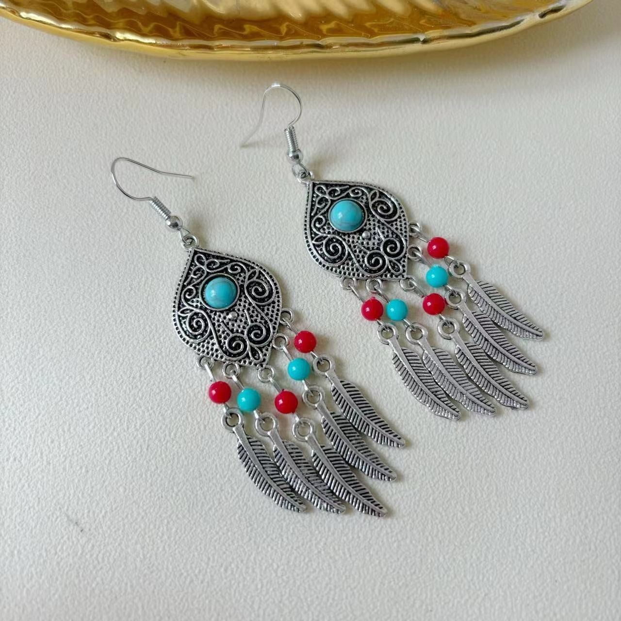 Style Vintage Fashion Bohemian Long Tassel Earrings
