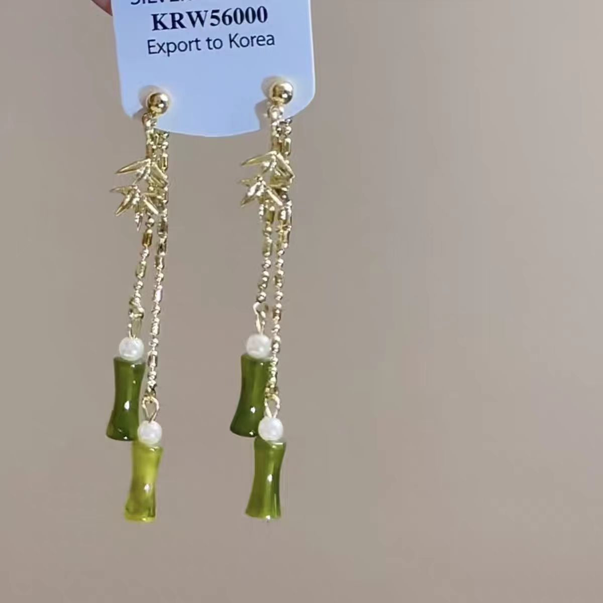 Women's Style Temperament Long Tassel For Banquet Super Shiny Earrings