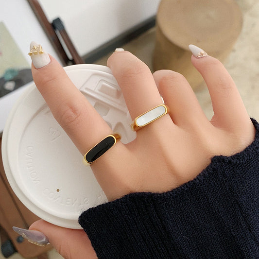 Finger Female Fashion Korean Simple Retro Rings