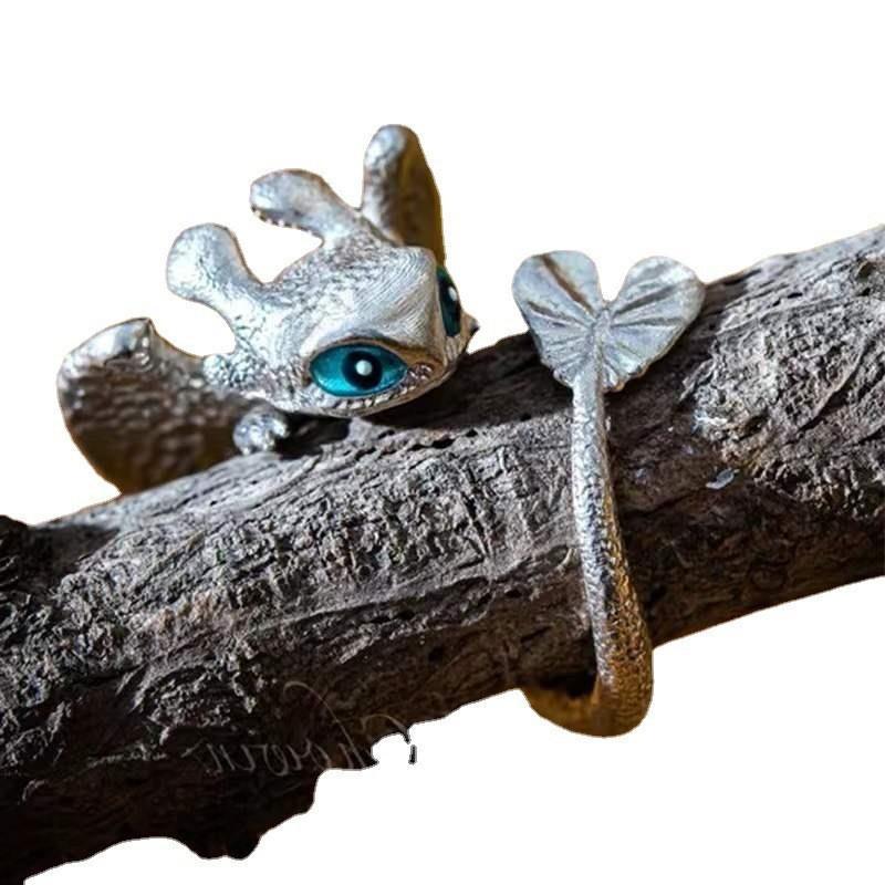 Fashion Large Dragon Trainer Sier Toothless Ring
