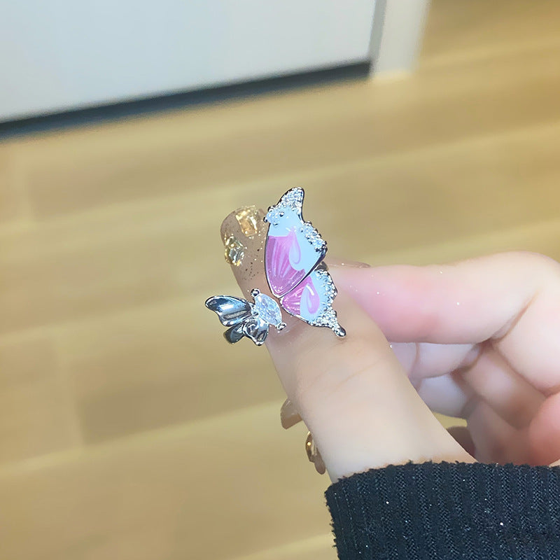 The Debris Series Gradient Female Design Rings