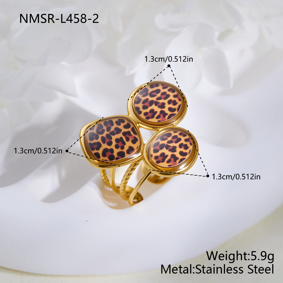 Stainless Steel Style Leopard Print Hot Necklaces