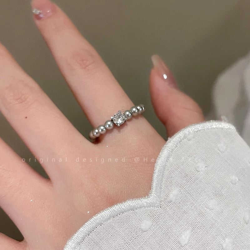 Light Luxury Minority Design Advanced Sense Index Rings