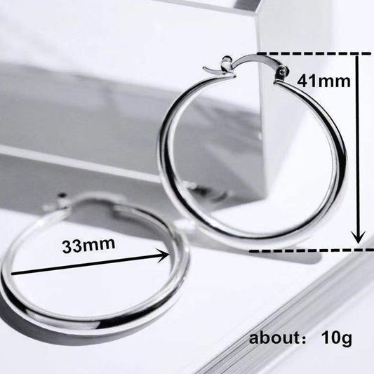 Exaggerated Personalized Big Circle Popular Fashion Earrings