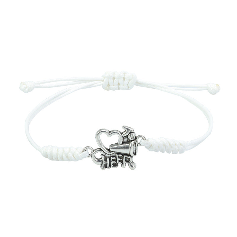 Cheerleading Sports Cheer Wax Line Textile Bracelets