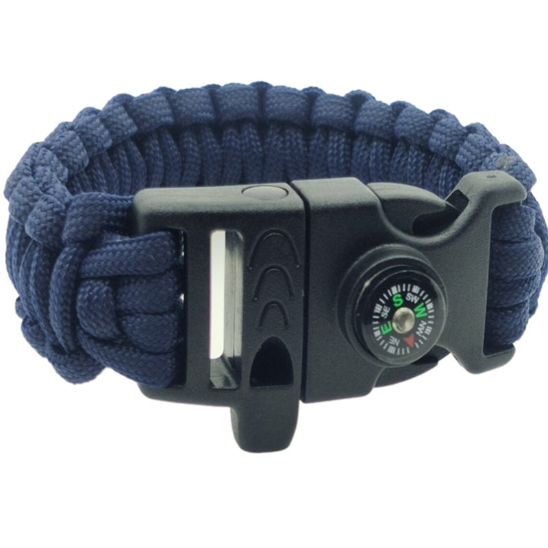 Parachute Cord Emergency Survival Mountaineering Compass Bracelets