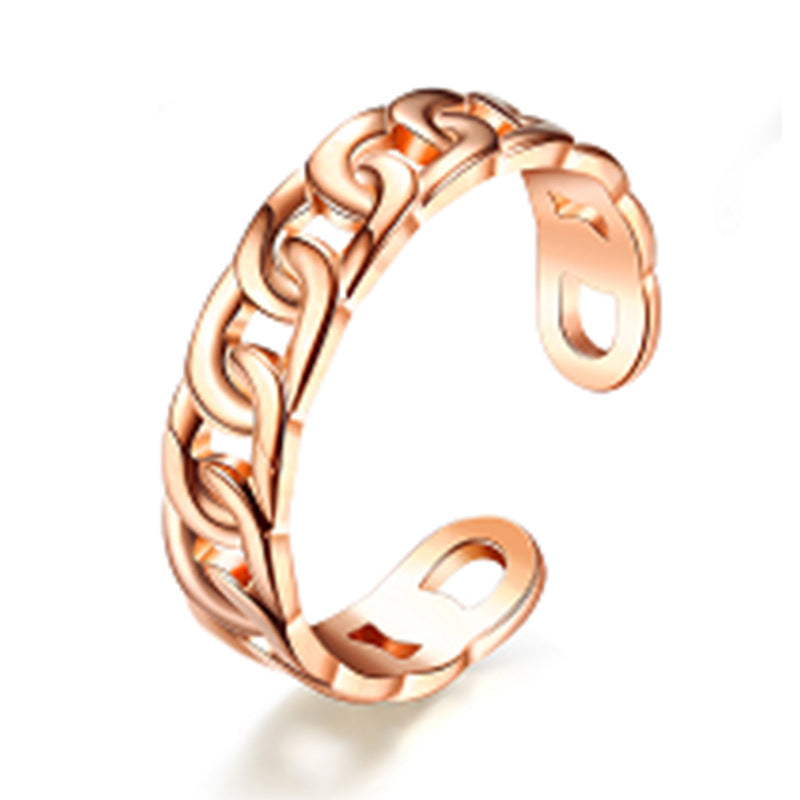 Adjustable Titanium Steel Popular Stainless Couple Rings