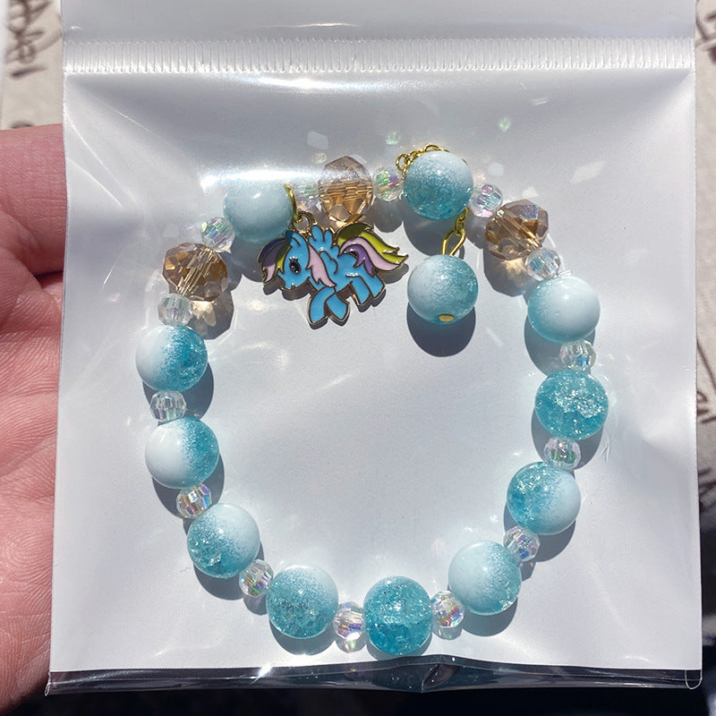 Pony Crystal String Beads Get Goods Bracelets