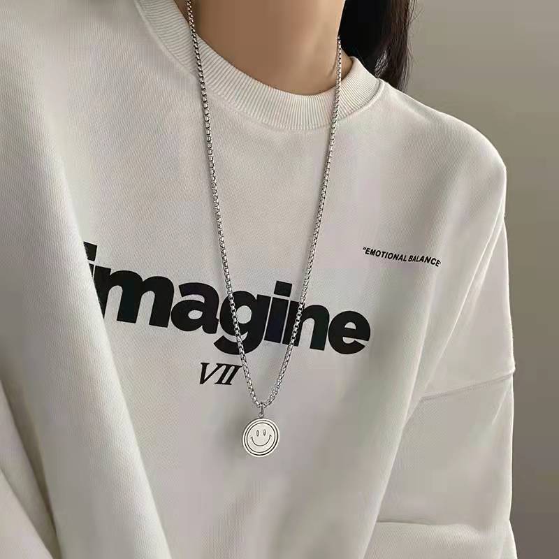 Luxury Minority Design Sense Metallic Sweater Chain Necklaces