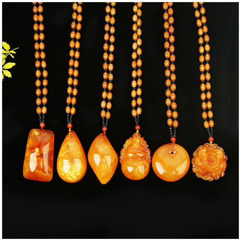 Chain Mother's Day Gift Second Generation Yellow Chicken Grease Necklaces