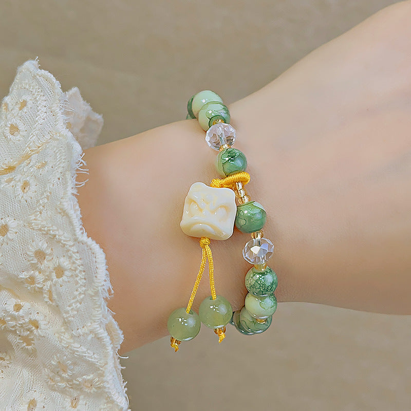 Beaded Glass Sweet Outdoor Hand Jewelry Bracelets