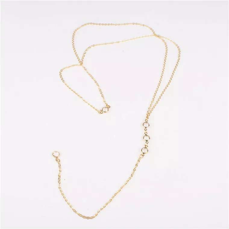 Ornament Fashion Water Drops Back Chain Necklaces