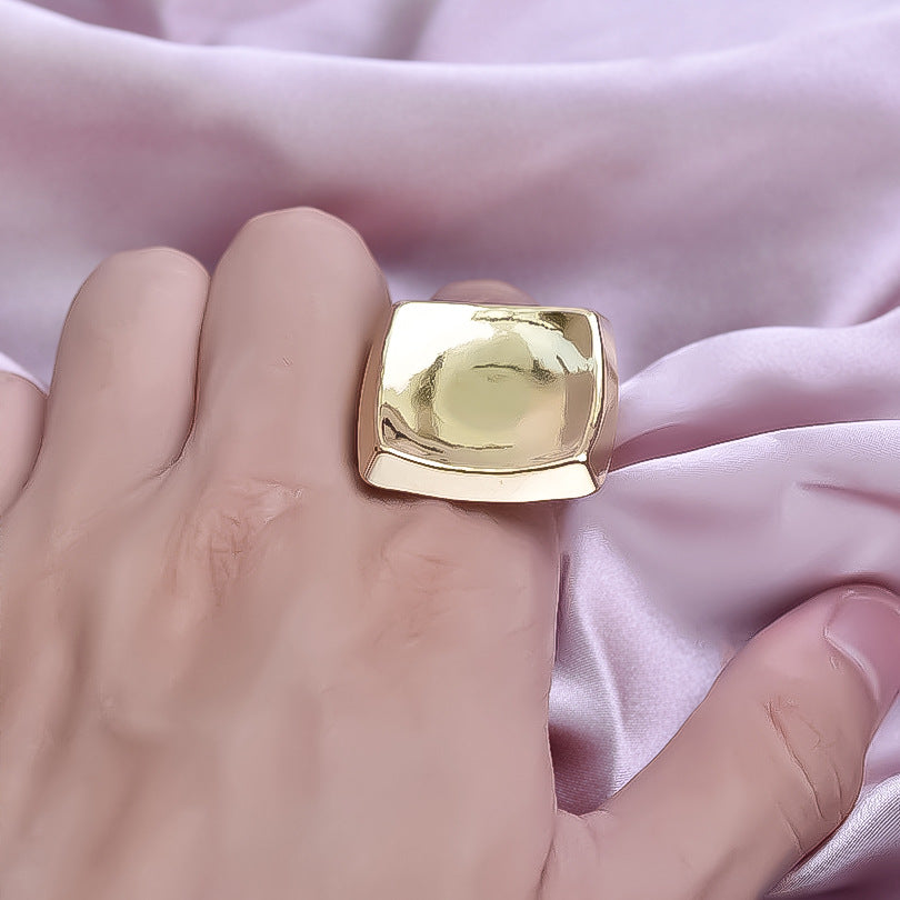 Square Opening Adjustable Affordable Luxury Style Rings