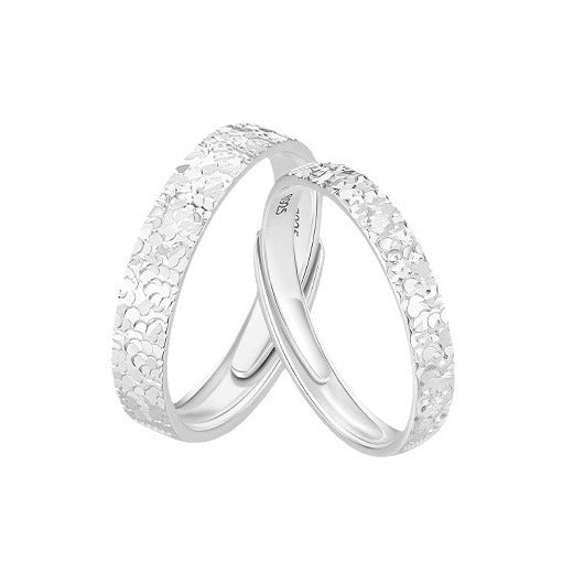 Women's & Men's Sterling Sier Mush Ice Couple One Bracelets