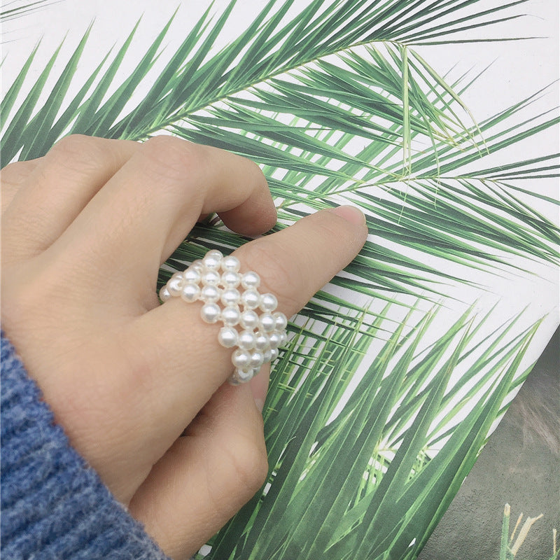 Durable Filament Handmade Imitation Pearl Ornament Bracelets