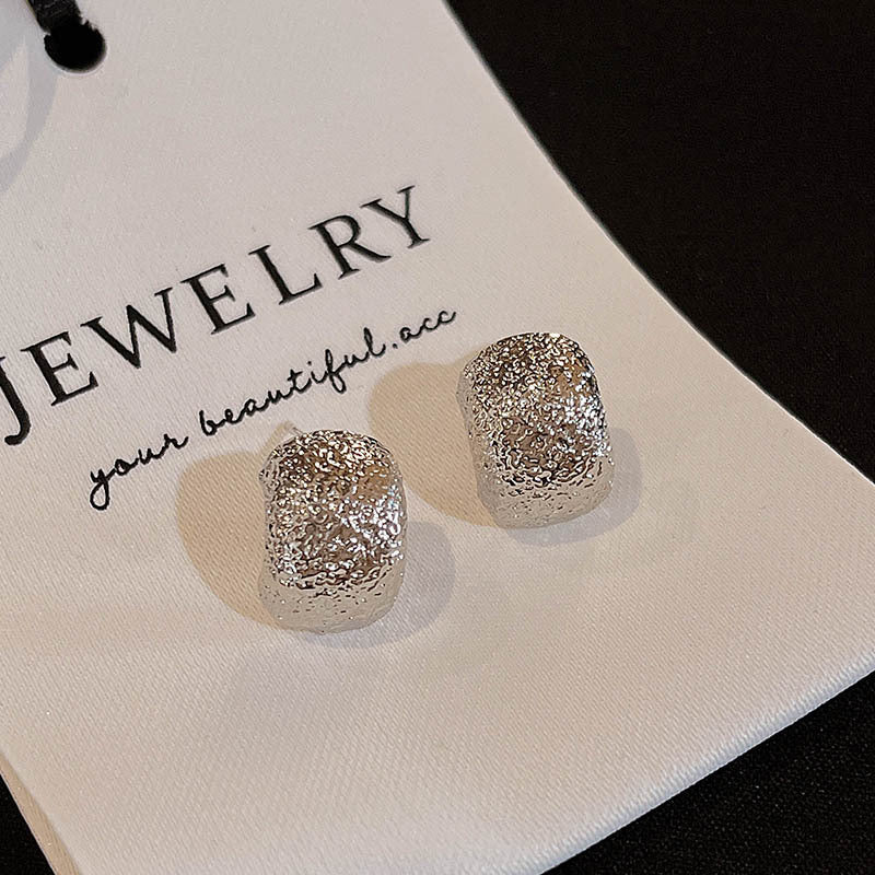 Women's Sier Simple Elegant Fashionable High-grade Niche Earrings