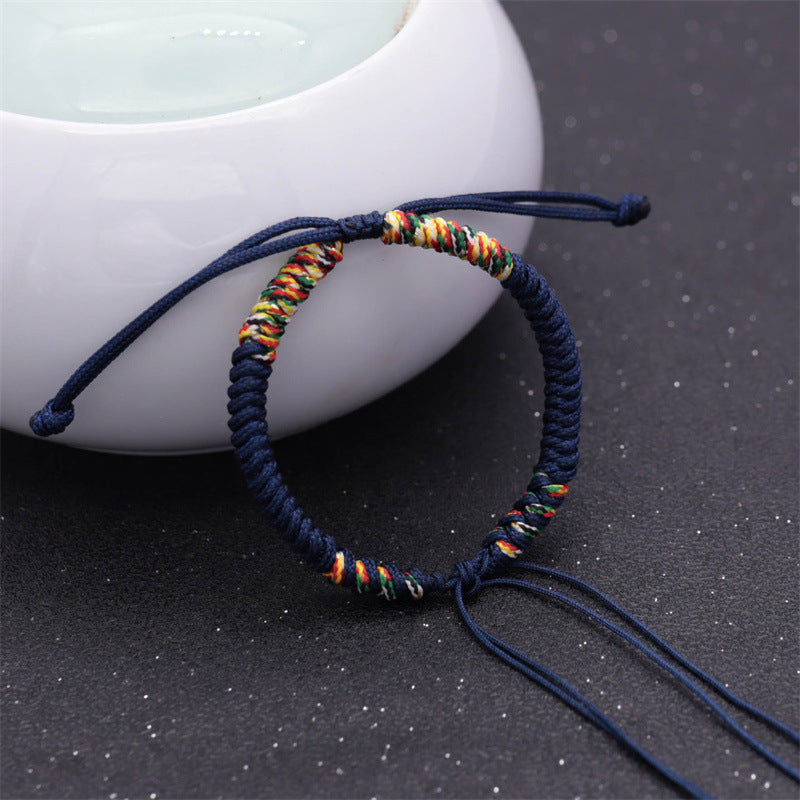 Carrying Strap Matching Red Rope Hand-woven Beads Bracelets