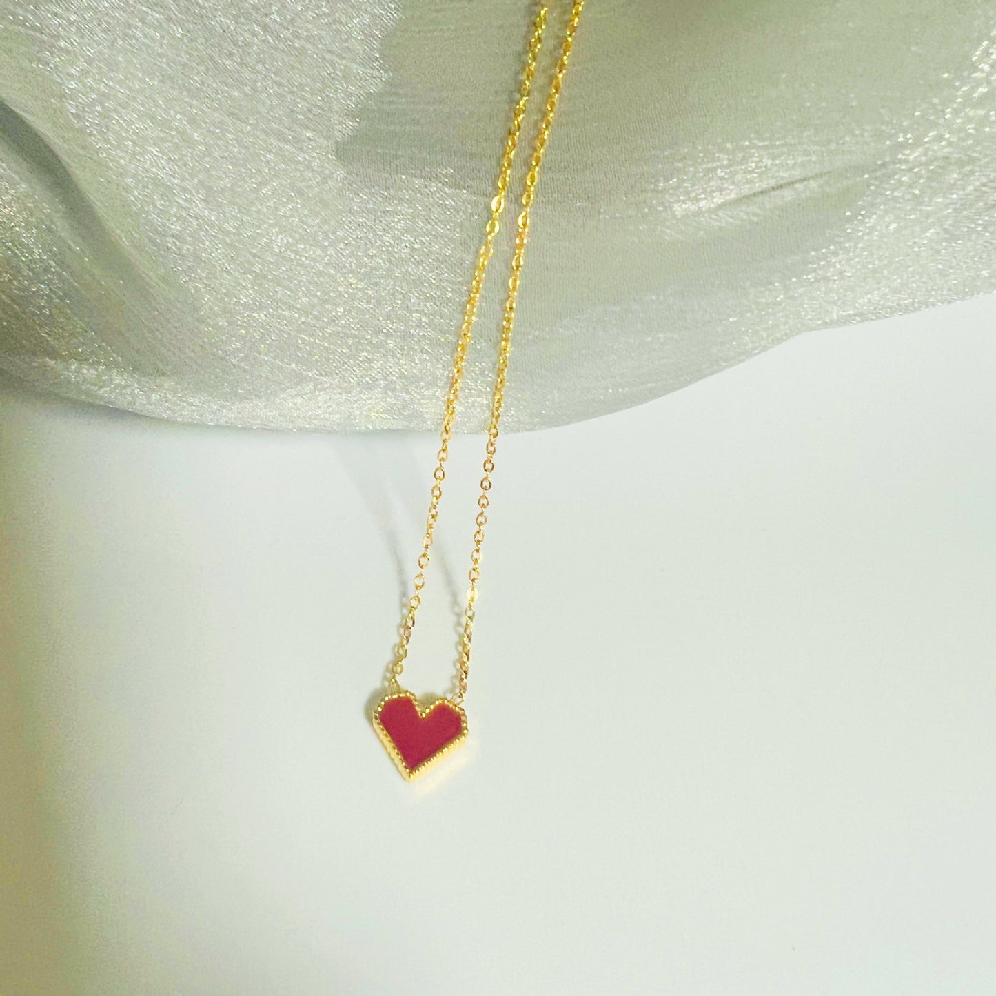 Cold Style Fritillary Small Heart Affordable Luxury Fashion Elegant High-grade Necklaces