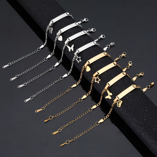 Fashion Butterfly Love Titanium Steel Female Personality Bracelets