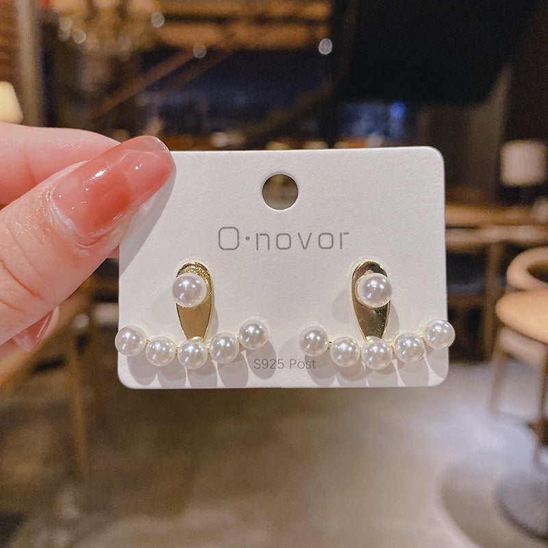 Sier Needle Olivia Wang Little Golden Earrings