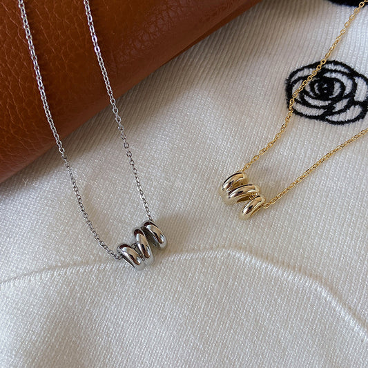 Women's Cold Style Simple Design Clavicle Chain Necklaces