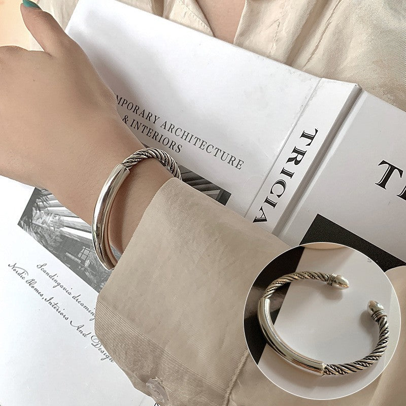 Women's & Men's Korean Style Vintage Vine Five-pointed Star Cross Bracelet