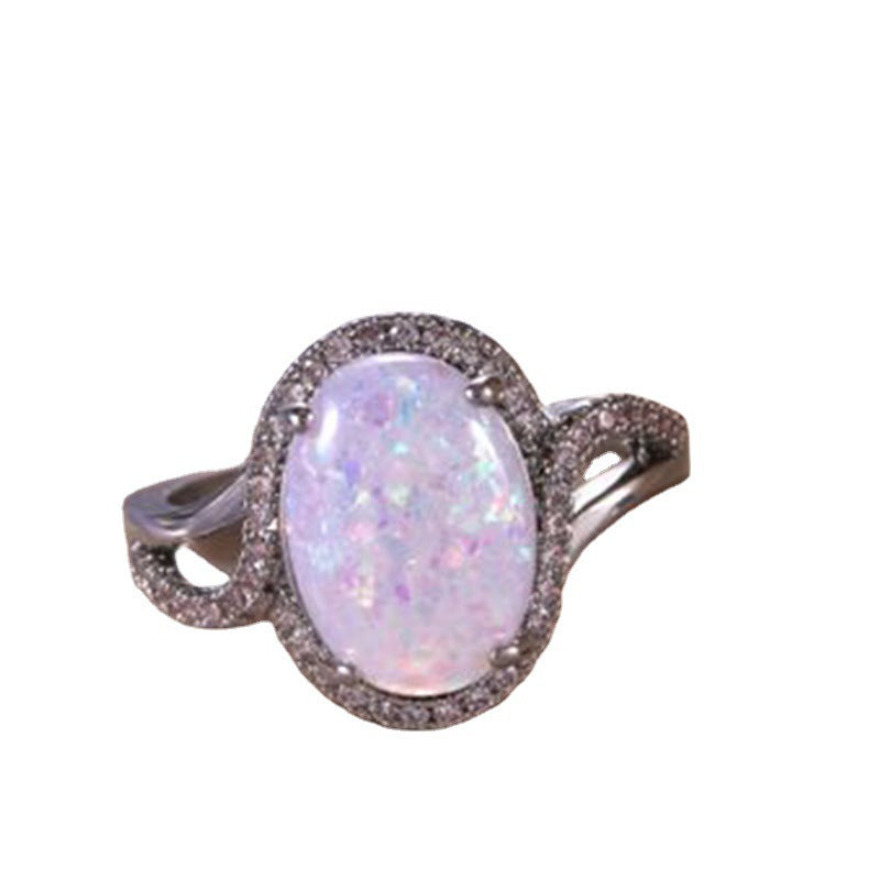 Women's Classic Opal Hand Jewelry Fashion Rings