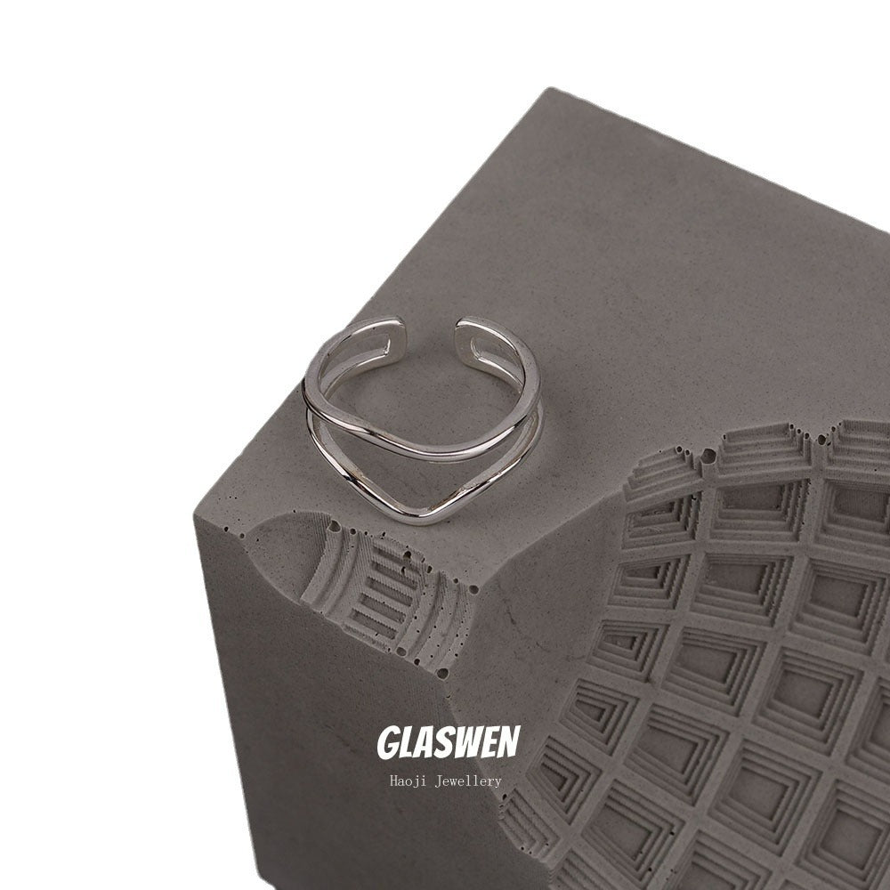 Simple Adjustable Exquisite Open Female Niche Design Rings