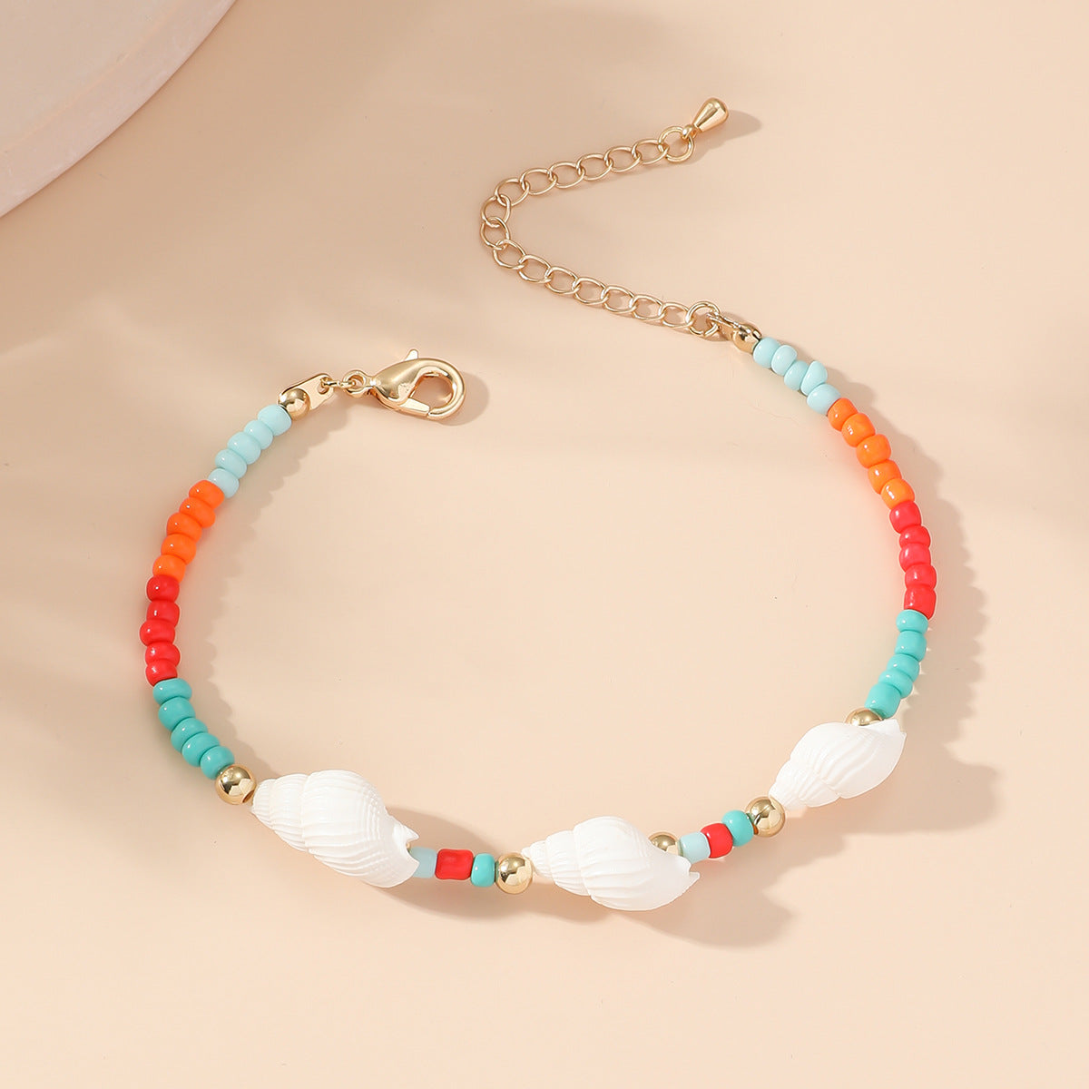 Ornament Colorful Bead Conch Popular Summer Beach Shell Bracelets