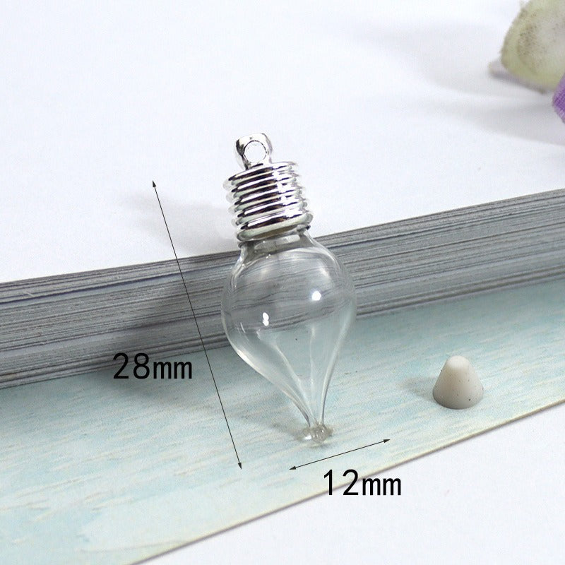 Drop Rice Cave Bottle Ing Glass Thread Fire Extinguisher Bottles Pendants