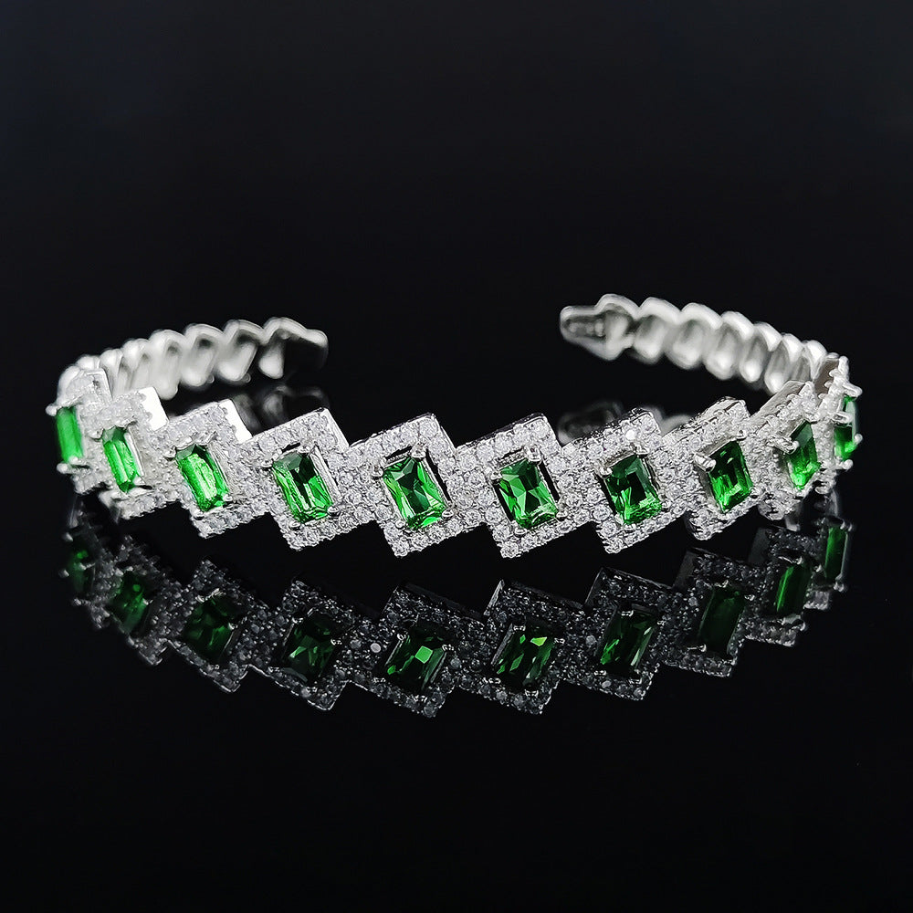 Irregular Opening Adjustable Personality Light Luxury Design Bracelet