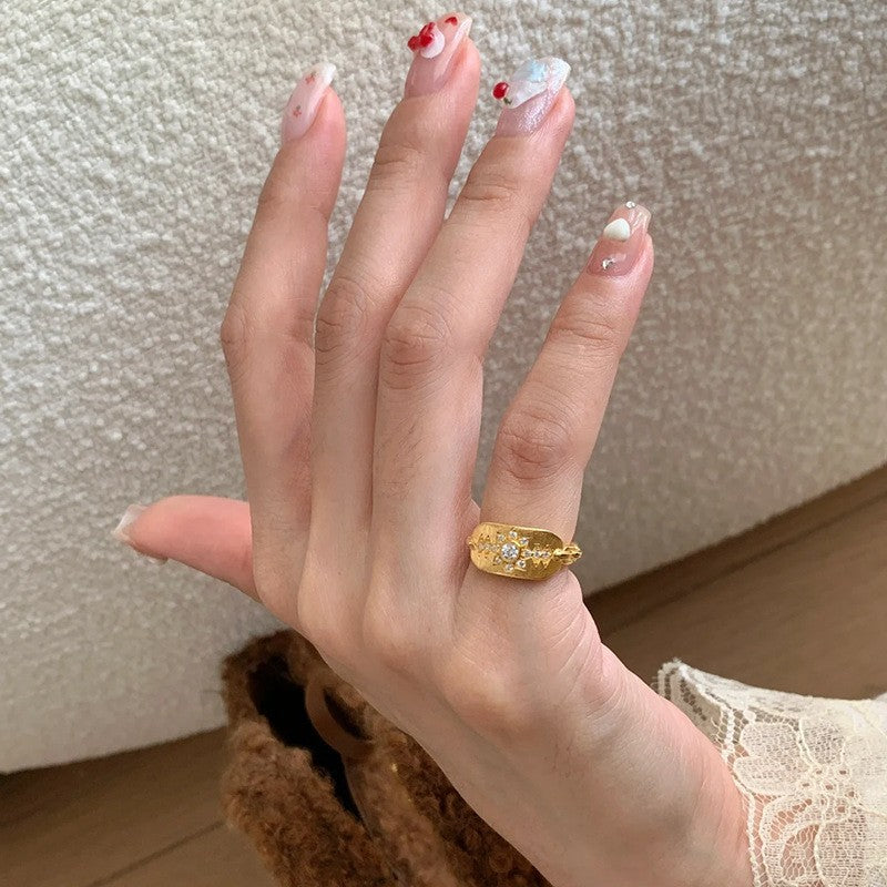 Style Gourd Jade Female Niche High-grade Light Luxury Ring