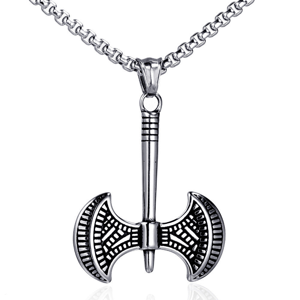 Men's Ornament Fashion Titanium Steel Skull Hip Hop Necklaces