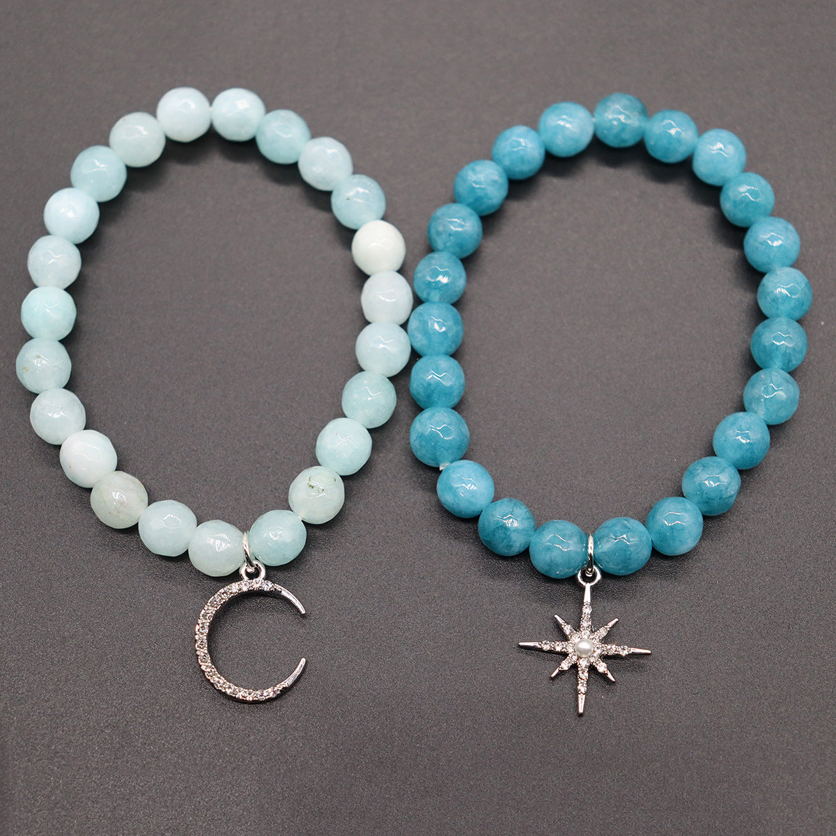 Men's Beaded Moon Sun Love Magnetic For Bracelets