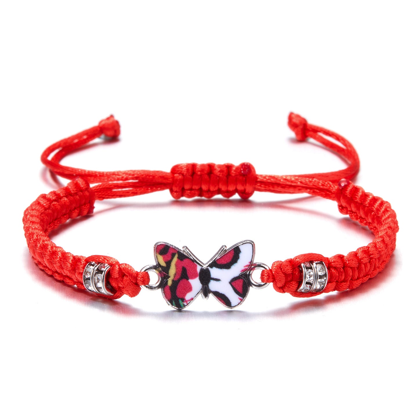 Rope Flat Knot Couple Hand-woven Valentine's Day Bracelets