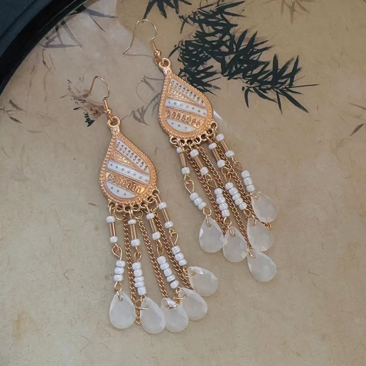 Tassel Niche Ethnic Style Ear Hook Temperament Earrings