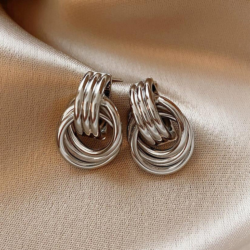 Women's Hoop Ear Summer Fashionable All Match Earrings