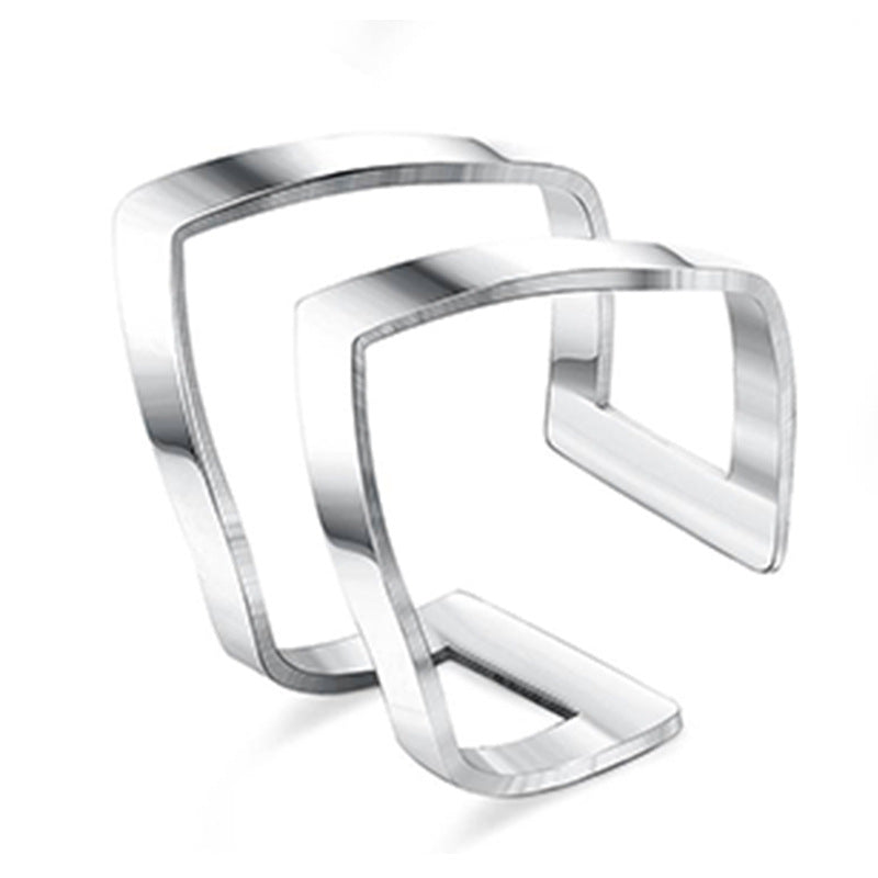 Adjustable Titanium Steel Popular Stainless Couple Rings