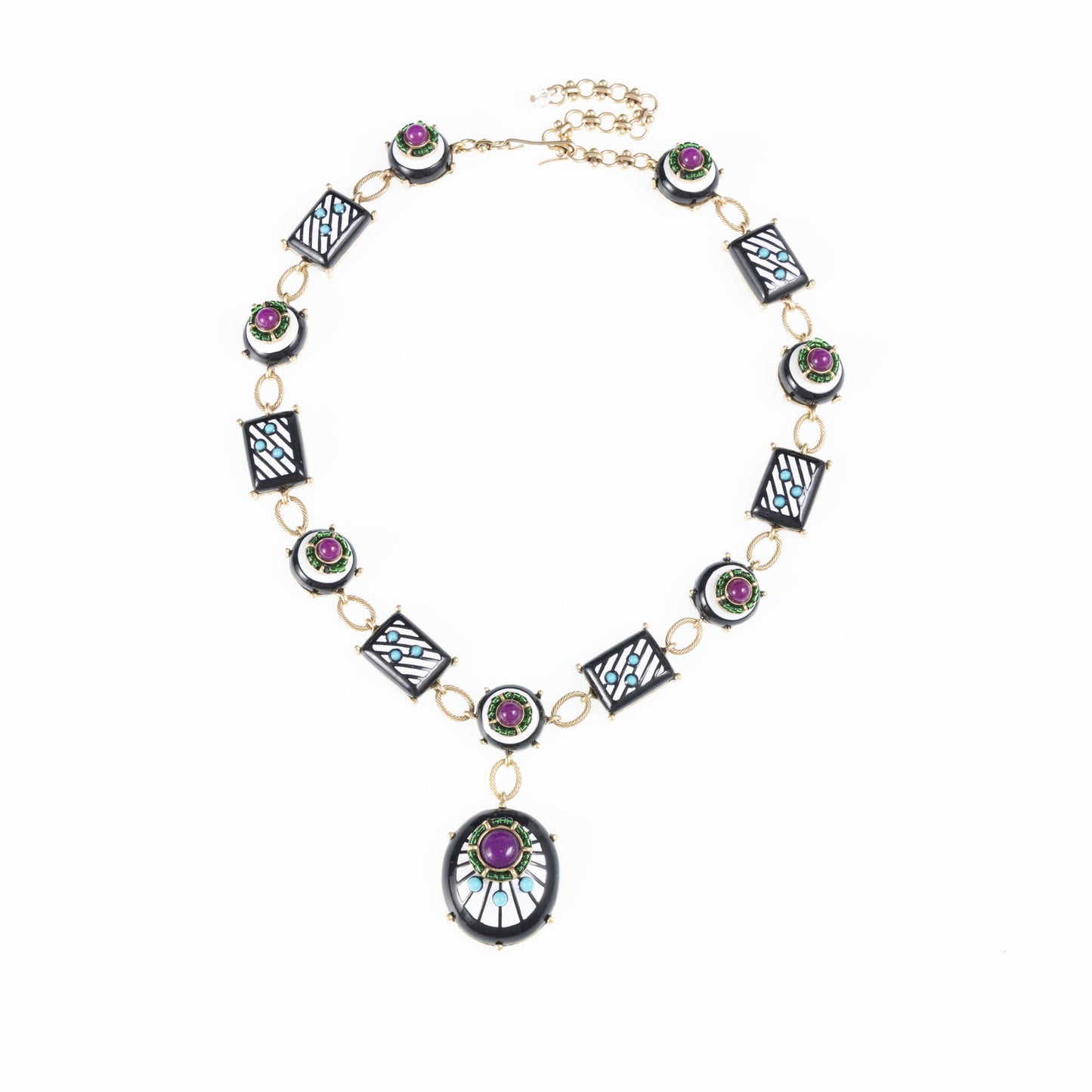 Women's Western Temperament Niche Design Collection Glass Necklaces