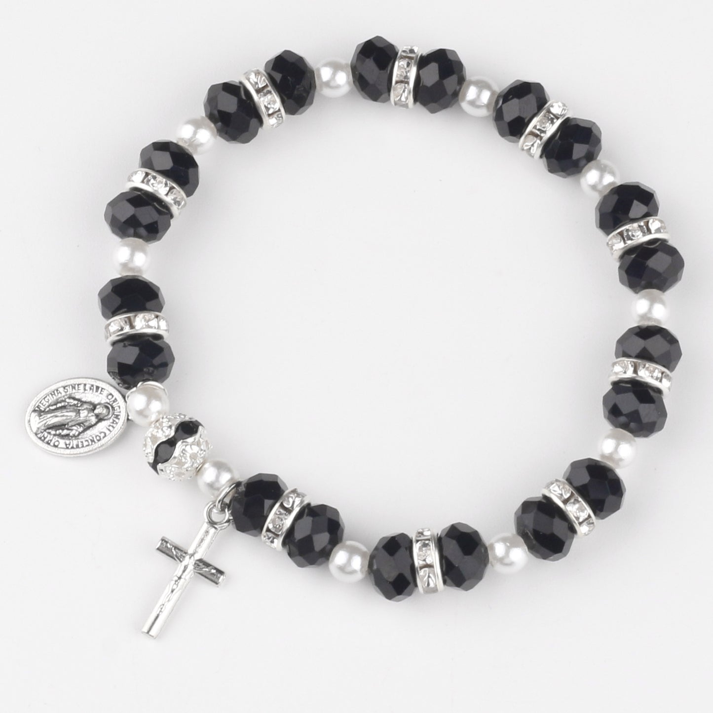Crystal Elastic Rope Glass Beaded Advanced Bracelet