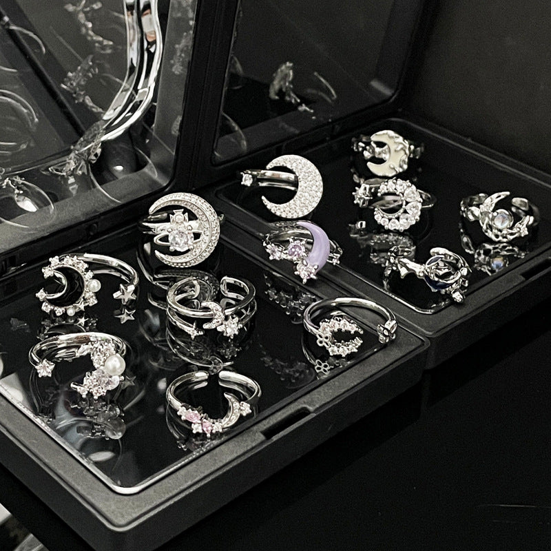 Luxury Niche Design Open Female Refined Rings