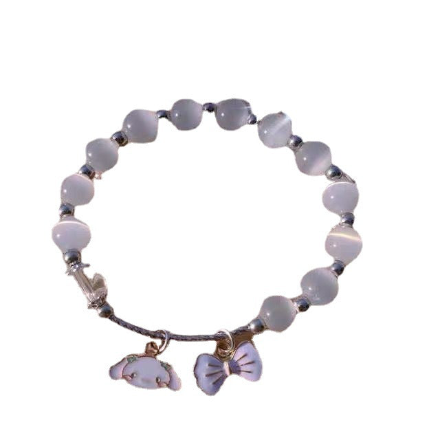 Melody Clow Cute Heart Simple Girlfriends Bracelet