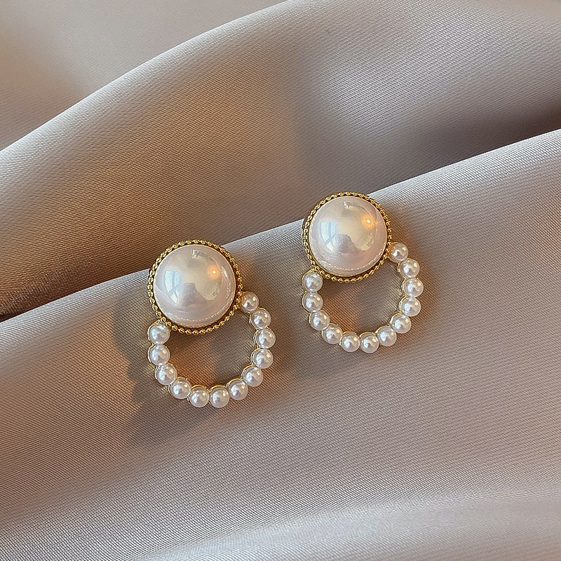 Pearl For Light Luxury Temperament High-grade Earrings